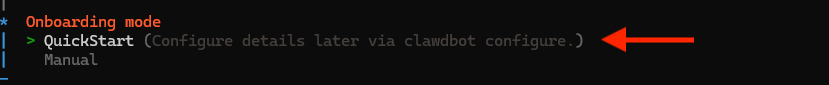 OpenClaw Onboard Step 2